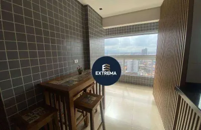 ??? apartamento mobiliado com vista mar – 2 dormitórios – pé na areia em praia grande!