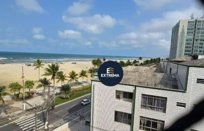 Apartamento 1 dormitório com vista para o mar – semi mobiliado