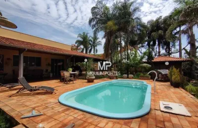 Chácara com 4 dormitórios à venda, 4700 m² por r$ 1.075.000,00 - jardim américa - jaboticabal/sp