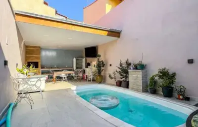 Sobrado com 3 dormitórios à venda, 246 m² com piscina -  vila américa - santo andré/sp