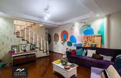 Casa com 3 dormitórios à venda, 220 m² por r$ 660.000,00 - jardim paraíso - santo andré/sp