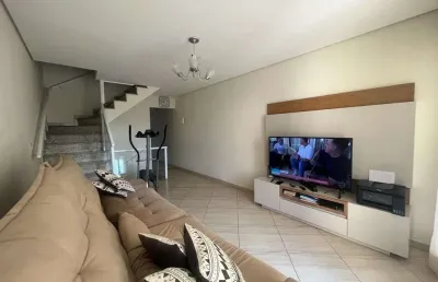 Sobrado com 3 dormitórios à venda, 131 m² por r$ 750.000,00 - vila pires - santo andré/sp
