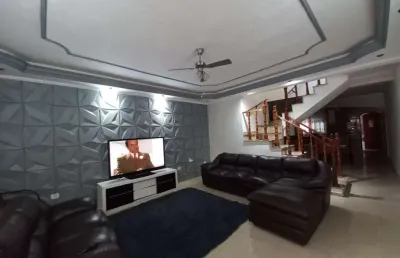 Sobrado com 4 dormitórios à venda, 220 m² por r$ 900.000,00 - parque são vicente - mauá/sp