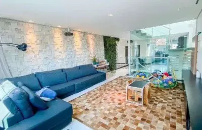 Sobrado com 3 dormitórios à venda, 248 m² por r$ 1.450.000,00 - vila scarpelli - santo andré/sp