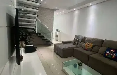 Sobrado com 3 dormitórios à venda, 102 m² por r$ 850.000,00 - vila assis brasil - mauá/sp