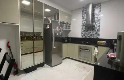 Sobrado com 3 dormitórios à venda por r$ 630.000,00 - parque capuava - santo andré/sp