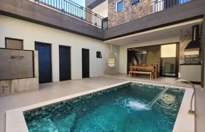 Sobrado com piscina com 03 dormitórios à venda, 183m² por r$ 1.855.000,00 - vila leopoldina - santo andré/sp
