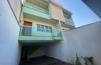Sobrado com 4 dormitórios para alugar, 200 m² por r$ 3.150,00/mês - vila helena - santo andré/sp