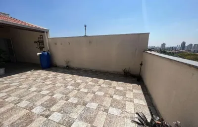 Cobertura com 2 dormitórios para alugar, 100 m² por r$ 2.300,00/mês - vila pires - santo andré/sp