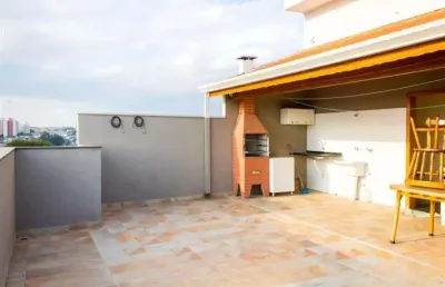 Cobertura com 2 dormitórios para alugar, 120 m² por r$ 3.575/mês - vila camilópolis - santo andré/sp