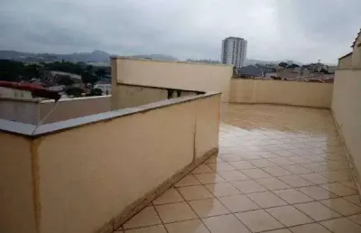 Cobertura com 3 dormitórios, 140 m² - venda por r$ 418.700,00 ou aluguel por r$ 2.400,00/mês - vila helena - santo andré/sp