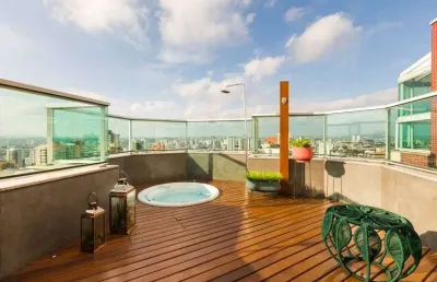 Cobertura para alugar, 200 m² por r$ 16.685,00/mês - jardim - santo andré/sp