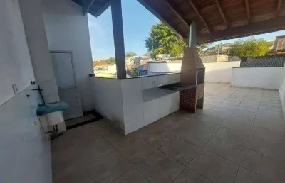 Cobertura com 2 dormitórios, 106 m² - venda por r$ 428.000,00 ou aluguel por r$ 2.700,00/mês - vila linda - santo andré/sp