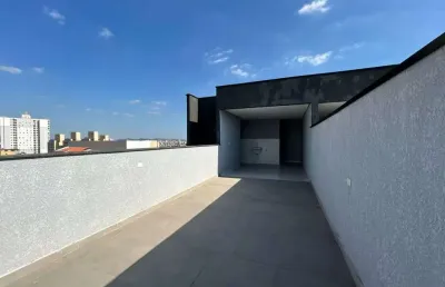 Cobertura com 2 dormitórios à venda, 88 m² por r$ 435.000,00 - parque das nações - santo andré/sp