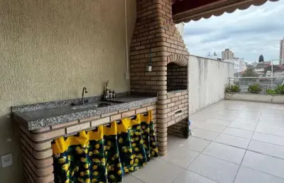 Cobertura com 2 dormitórios, 110 m² - venda por r$ 500.000,00 ou aluguel por r$ 3.406,67/mês - jardim bela vista - santo andré/sp