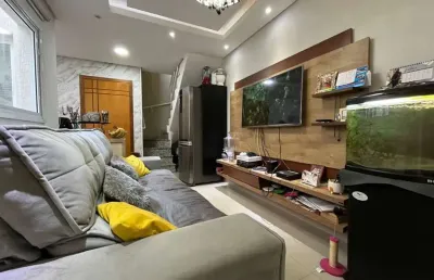 Cobertura com 2 dormitórios à venda, 99 m² por r$ 430.000,00 - vila marina - santo andré/sp