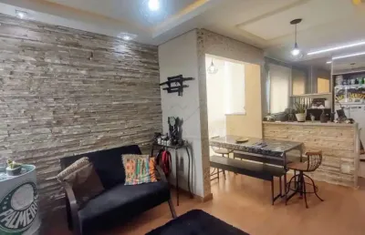 Apartamento com 02 dormitórios à venda, 56 m² no bairro parque das nações - santo andré/sp