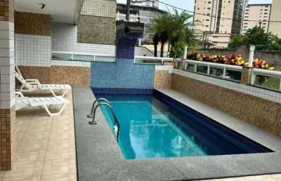 Apartamento com 2 dormitórios à venda, 152 m² por r$ 370.000,00 - vila caiçara - praia grande/sp