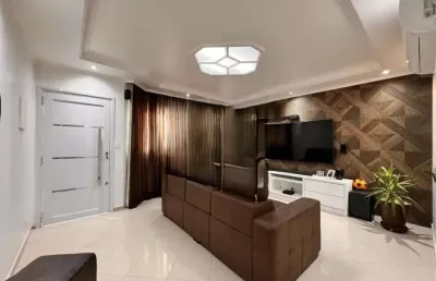 Sobrado com 3 dormitórios à venda, 205 m² por r$ 850.000,00 - parque novo oratório - santo andré/sp