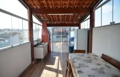 Cobertura com 3 quartos à venda, 136m² por r$ 650.000 - vila pires - santo andré/sp