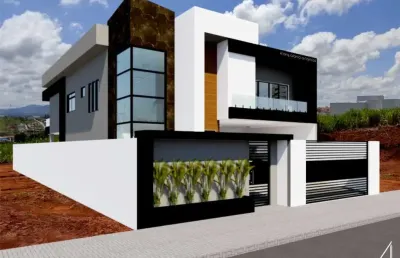 Casa com 3 dormitórios à venda, 312 m² por r$ 2.500.000,00 - astúrias - pouso alegre/mg