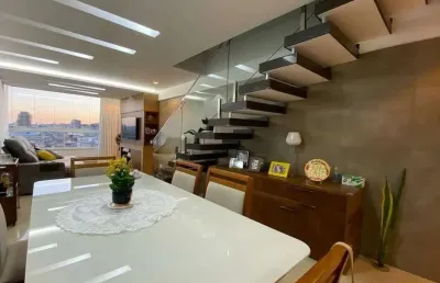 Cobertura com 4 dormitórios à venda, 205 m² por r$ 1.980.000,00 - fátima i - pouso alegre/mg