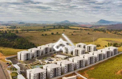 Apartamento com 2 dormitórios à venda, 50 m² por r$ 158.000 - cidade jardim - pouso alegre/mg