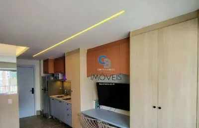 Apartamento com 1 dormitório à venda, 28 m² por r$ 550.000 - cerqueira césar - são paulo/sp