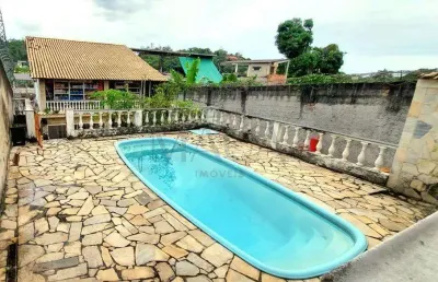 Casa à venda em duque de caxias, parque fluminense, com 6 quartos, com 250 m²