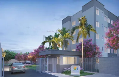 Apartamento à venda em duque de caxias, jardim gramacho, com 2 quartos, com 41.36 m²