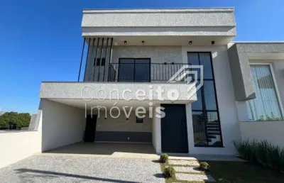 Casa em condomínio fechado com 3 quartos à venda no Jardim Carvalho, Ponta Grossa 