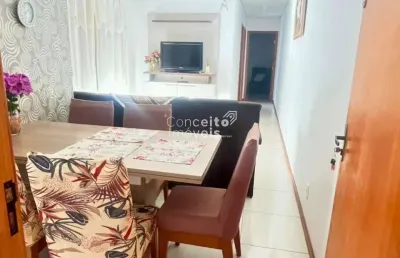 Apartamento mobiliado com 2 quartos sacada com churrasqueira