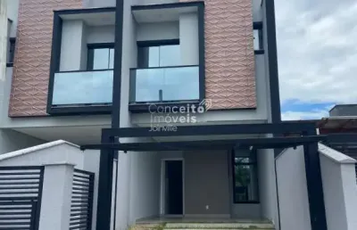 Exclusividade e conforto no saguaçu: geminado alto padrão