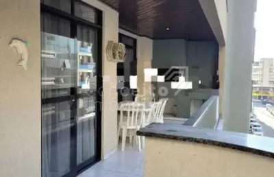 Apartamento temporada a, 3 dormitorios em meia praia