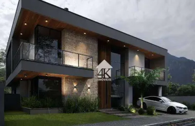 Casa com 3 dormitórios à venda, 263 m² por r$ 3.684.000 - pedra branca - palhoça/sc