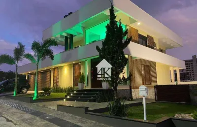Casa com 3 dormitórios à venda, 460 m² por r$ 4.200.000,00 - pedra branca - palhoça/sc