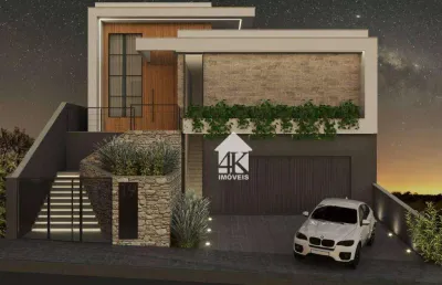Casa com 3 dormitórios à venda, 238 m² por r$ 2.300.000,00 - pedra branca - palhoça/sc