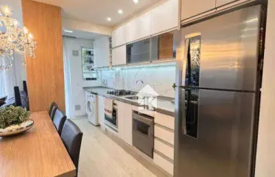 Apartamento à venda, 66 m² por r$ 390.000,00 - ipiranga - são josé/sc