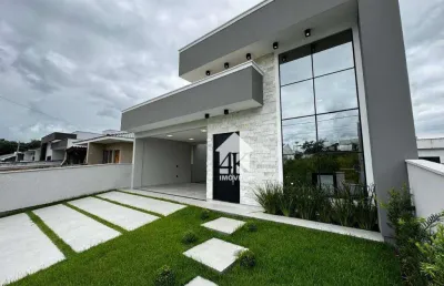 Casa com 3 dormitórios à venda, 105 m² por r$ 780.000 - bela vista - palhoça/sc