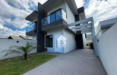 Sobrado com 2 dormitórios à venda, 99 m² por r$ 520.000 - forquilhas - são josé/sc
