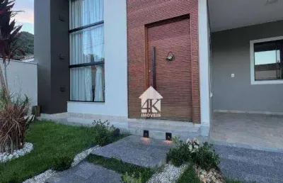 Casa com 3 dormitórios à venda, 100 m² por r$ 850.000 - vale verde - palhoça/sc