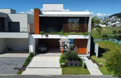 Casa com 3 dormitórios à venda, 284 m² por r$ 4.240.000 - pedra branca - palhoça/sc