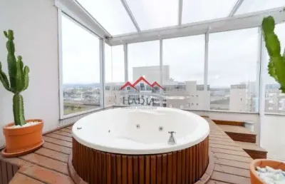 Apartamento cobertura a venda no condomínio resort santa ângela - engordadouro em jundiaí.