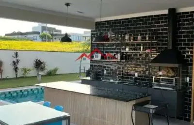 Casa em condomínio fechado com 3 quartos à venda na Avenida Alberto João Luchesi, 900, Caxambu, Jundiaí