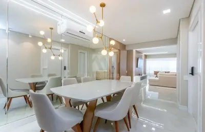 Apartamento alto padrão em balneário camboriú frente mar na avenida atlantica, 4 suítes, 4 vagas de garagem