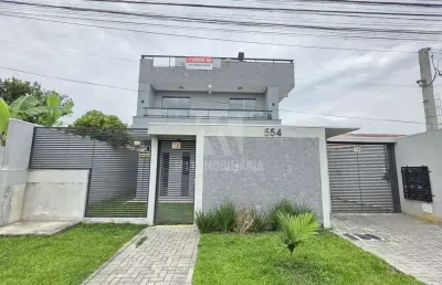 Sobrado em condomínio fechado no bairro cajuru semi mobiliado