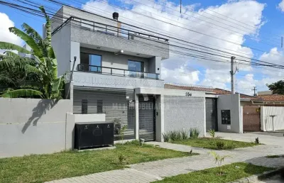 Sobrado em condomínio no bairro cajuru, 4 quartos, 2 suíte, espaço para instalação de área gourmet