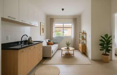 Apartamento térreo de 2 quartos no condomínio my click são mateus