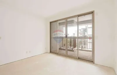 Apartamento estúdio a venda na vila madalena com 27 metros com varanda