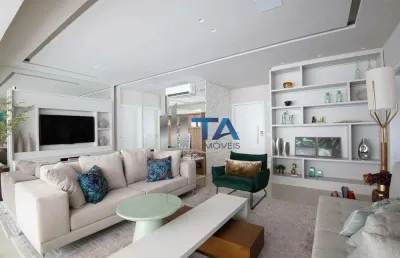 Apartamento garden à venda, 303m² com 4 quartos 2 suítes 4 vagas - cambuí, campinas